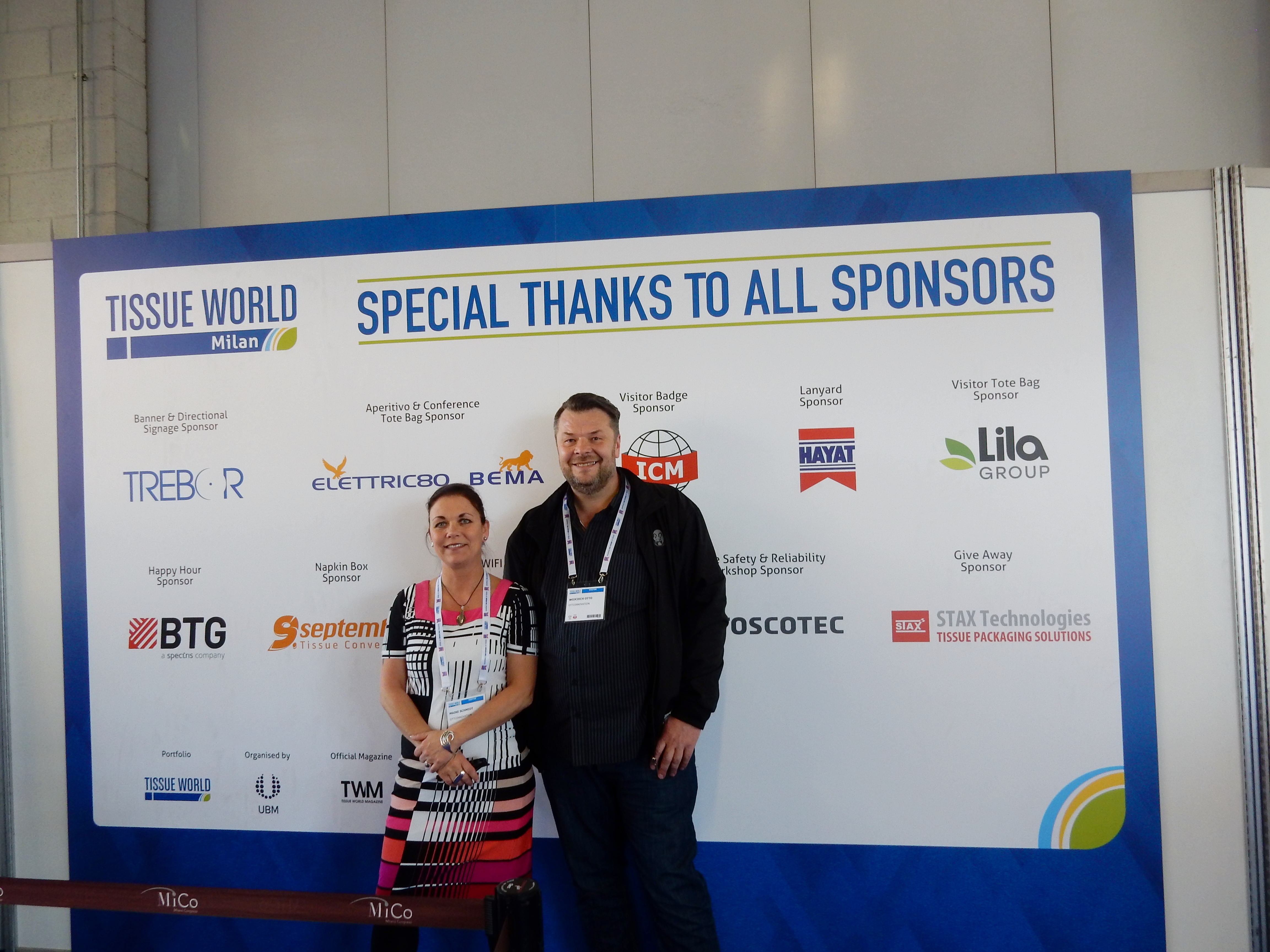 Ottoinnovation Hygienevorrichtung auf der Tissue World 2019 in Milan
