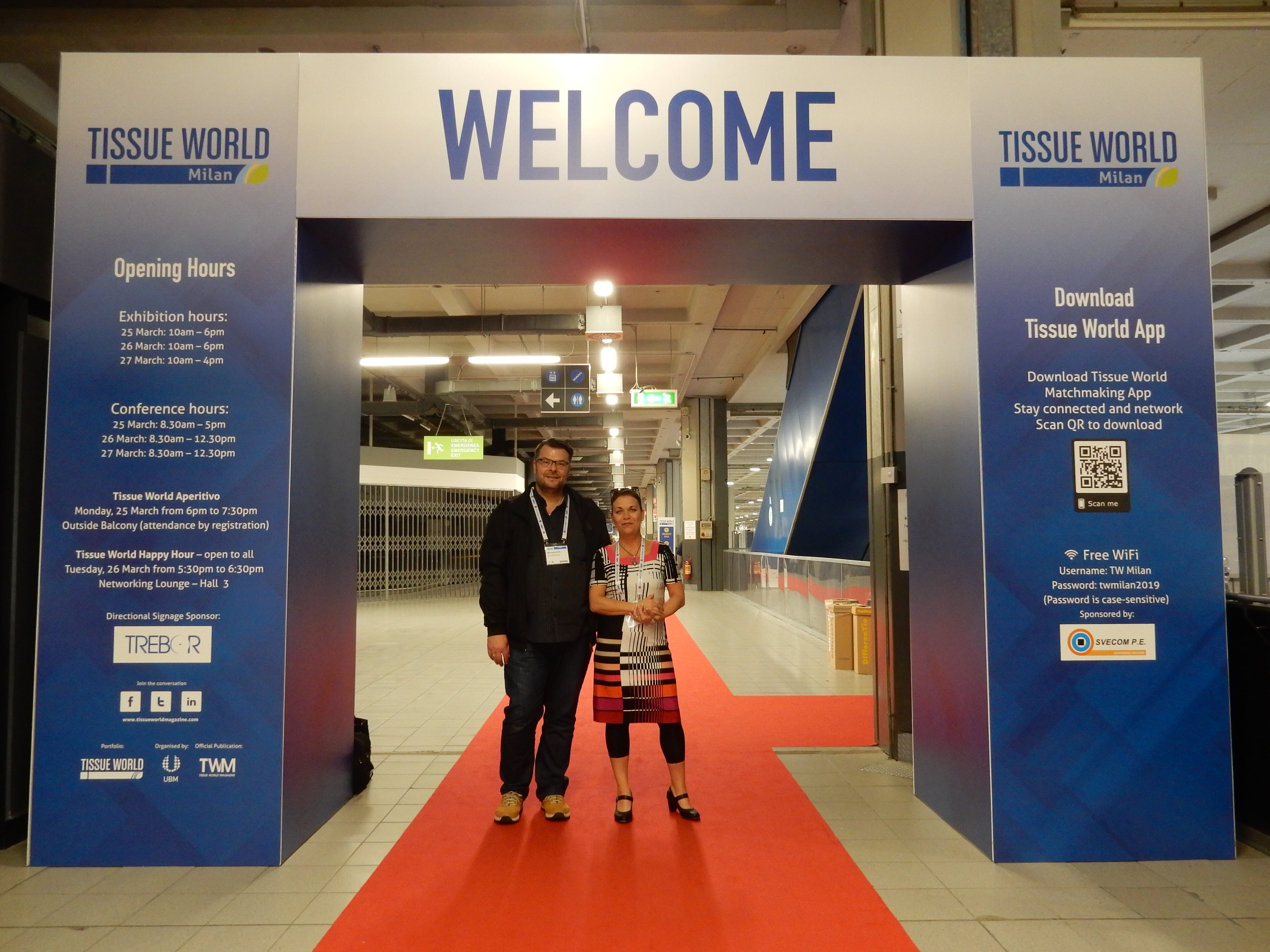 Ottoinnovation Hygienevorrichtung auf der Tissue World 2019 in Milan