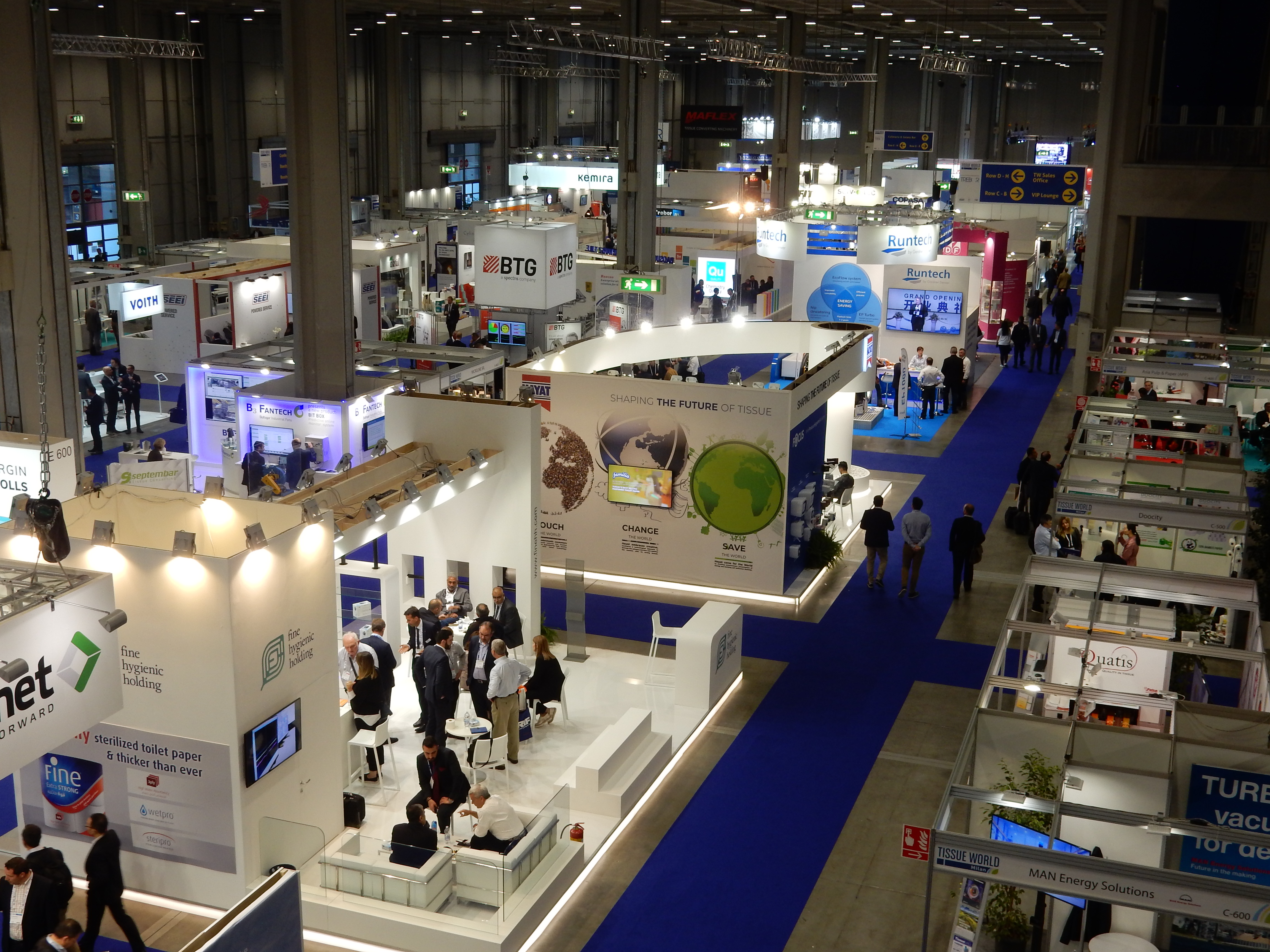 Ottoinnovation Hygienevorrichtung auf der Tissue World 2019 in Milan