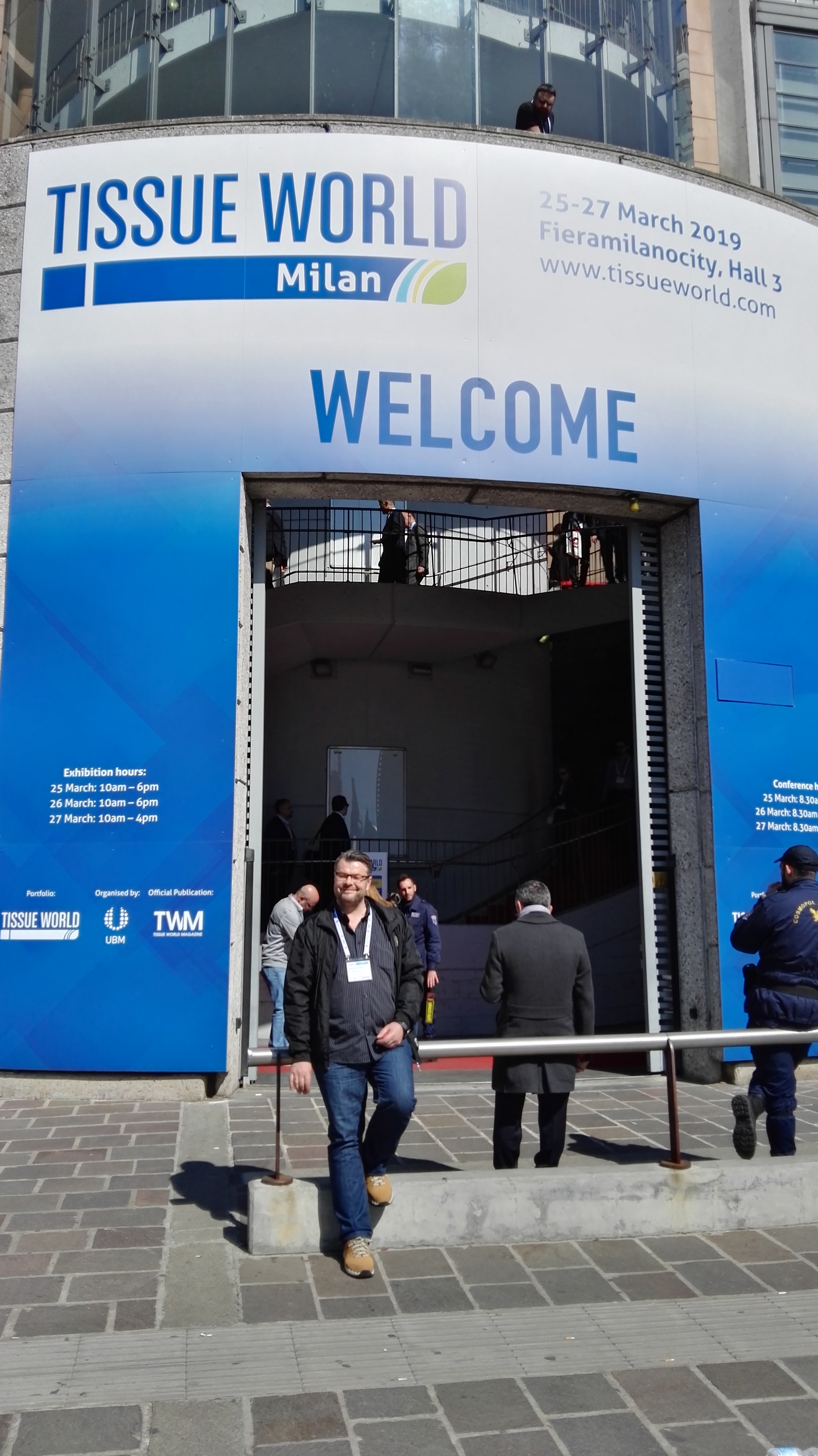 Ottoinnovation Hygienevorrichtung auf der Tissue World 2019 in Milan